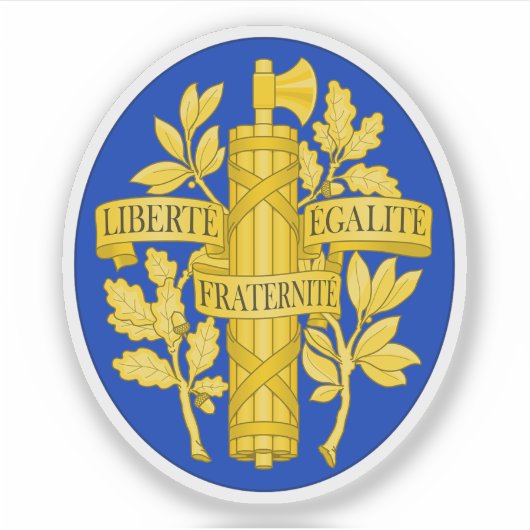 フランスの紋章 シール (正面)