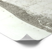 フランスの総合地図3 ポスター (角)