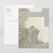 フランスの総合地図4 ポストカード (正面/裏面)