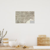 フランスの総合地図7 ポスター (キッチン)