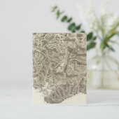 フランスの総合地図 ポストカード (スタンド正面)