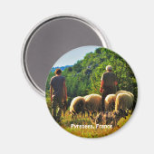 フランスの羊飼い マグネット (正面/裏面)