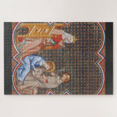 フランスの聖ルイ9世 王の守護者 アート ジグソーパズル (横)