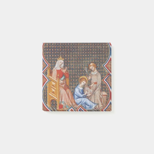 フランスの聖ルイ9世 王の守護者 アート ポストイット (正面)