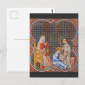 フランスの聖ルイ9世 王の守護者 アート ポストカード (正面/裏面)
