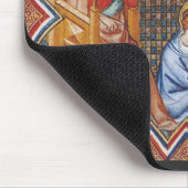 フランスの聖ルイ9世 王の守護者 アート マウスパッド (コーナー)