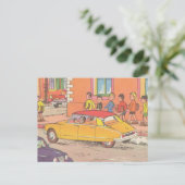 フランスの自動車ヴィンテージ ポストカード (スタンド正面)