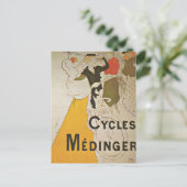 フランスの自転車に乗る ポストカード (スタンド正面)