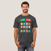フランスの自閉症AAC PACSポインティング通信01 Tシャツ (正面フル)