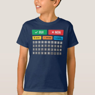 フランスの自閉症AAC PECSポインティング通信05 Tシャツ