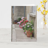 フランスの花 カード (黄色い花)