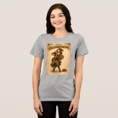 フランスの街の音楽 トライブレンドTシャツ (正面全面)