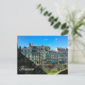 フランスの街並み通り建物ビュー ポストカード (スタンド正面)