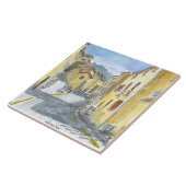 フランスの街景の装飾的なタイル タイル (側面)