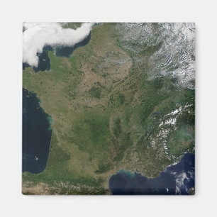 フランスの衛星眺め マグネット