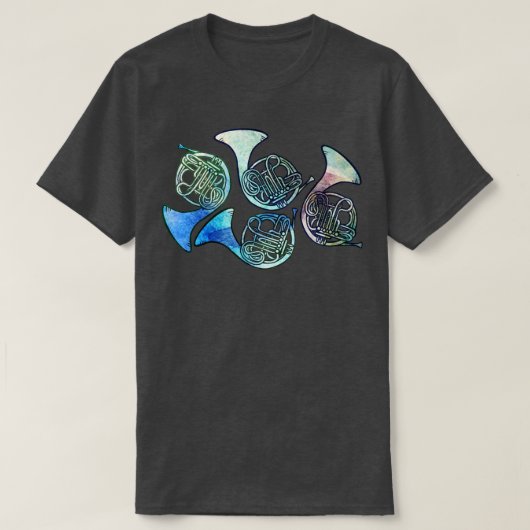 フランスの角1 Tシャツ (デザイン正面)