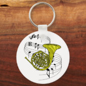 フランスの角 キーホルダー (正面)