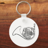 フランスの角 キーホルダー (正面)