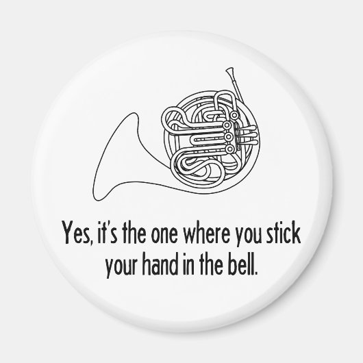 フランスの角 マグネット (正面)