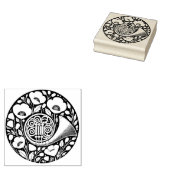 フランスの角 ラバースタンプ (押印)