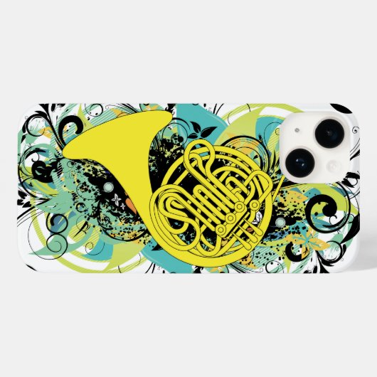 フランスの角 Case-Mate iPhoneケース (裏面 (横))