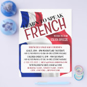 フランスの言語コーフランスのスのフラ広告グ チラシ (シングル)