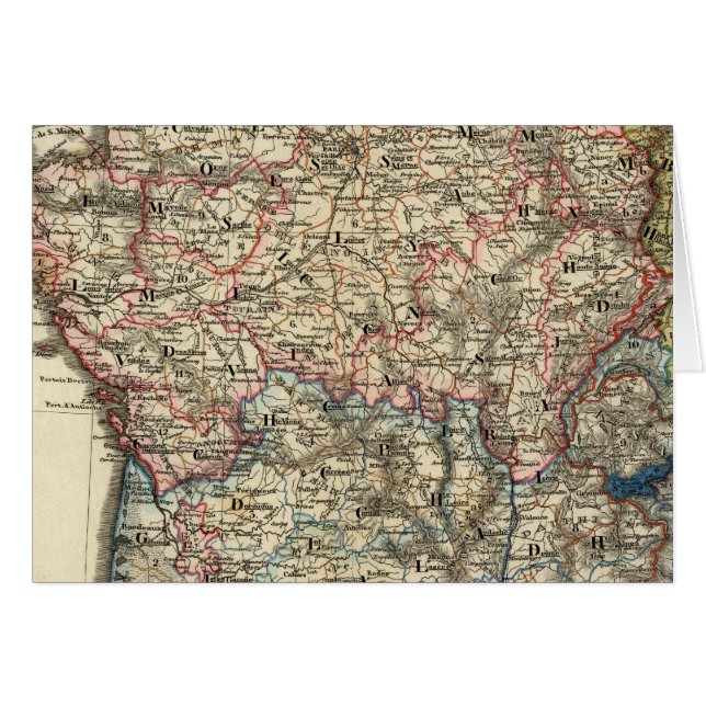 フランスの言語地図 (正面横)