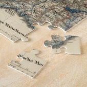 フランスの言語地図 ジグソーパズル (側面)