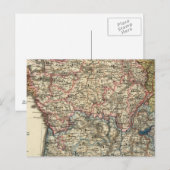 フランスの言語地図 ポストカード (正面/裏面)