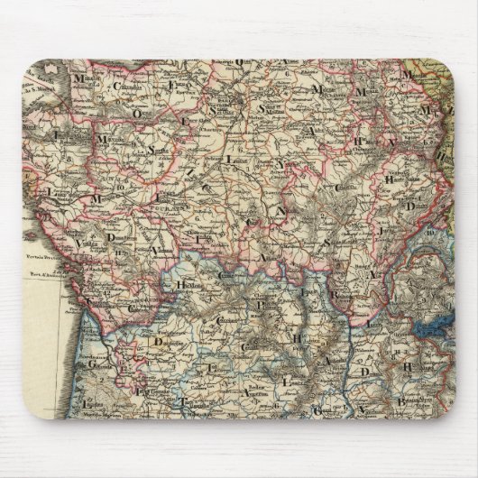 フランスの言語地図 マウスパッド (正面)