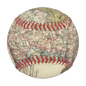 フランスの言語地図 野球ボール (裏面)