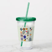 フランスの記号 アクリルタンブラー (裏面)