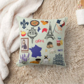 フランスの記号 クッション (ブランケット)