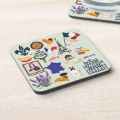 フランスの記号 コースター (左側)