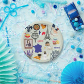 フランスの記号 ペーパープレート (パーティー)