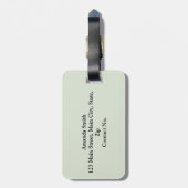 フランスの記号 ラゲッジタグ (裏面縦)