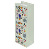 フランスの記号 ワインギフトバッグ (裏面アングル)