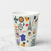 フランスの記号 紙コップ (裏面)