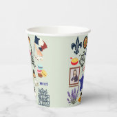 フランスの記号 紙コップ (左)