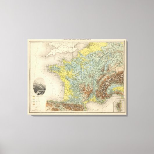 フランスの誇大妄想 キャンバスプリント (正面)