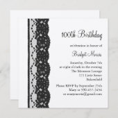 フランスの誕生日招待状オンシャンパン 招待状 (正面/裏面)