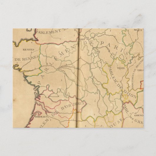 フランスの議会 ポストカード (正面)