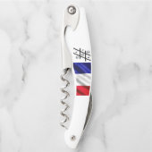 フランスの足のコルクせん抜き ソムリエナイフ (正面)