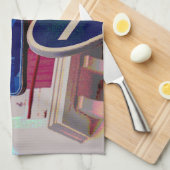 フランスの通りシンボルや象徴 キッチンタオル (四つ折り)