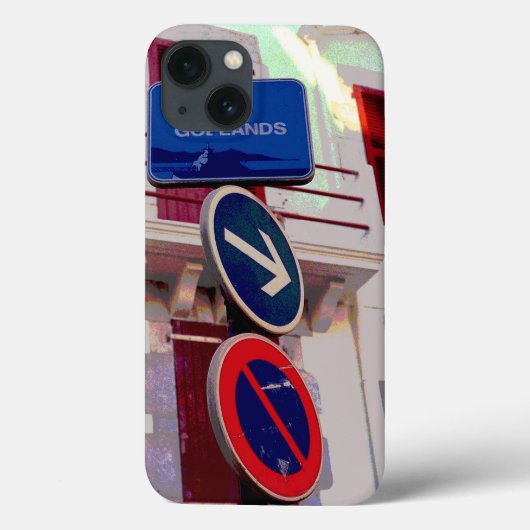 フランスの道路標識 Case-Mate iPhoneケース (裏面)