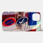 フランスの道路標識 Case-Mate iPhoneケース (裏面 (横))