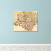 フランスの道 キャンバスプリント (インサイチュ (ウッドフロア))