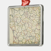 フランスの部門 メタルオーナメント (左)