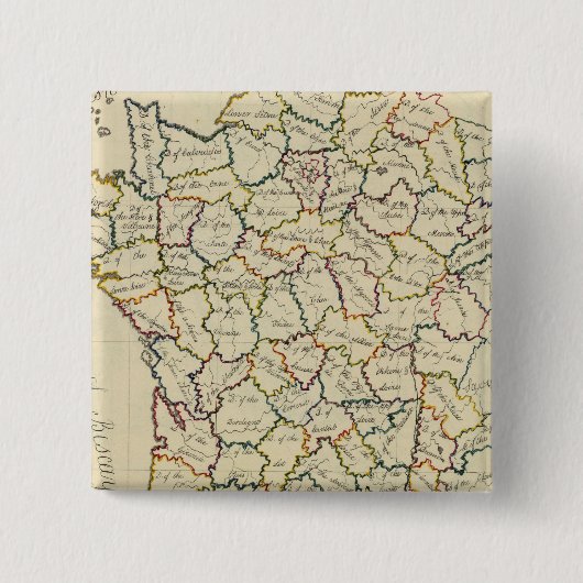 フランスの部門 缶バッジ (正面)