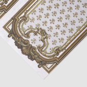 フランスの金ゴールドフレーム家具デコページ(紋章の)フラ・ダ・リ 薄葉紙 (詳細)